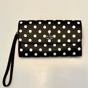 KATE SPADE Cheers Charming Dot Phone Wristlet Wallet *NEW*